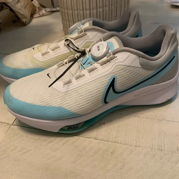 Nike Air Zoom Infinity Women's Golf Teal Sneakers - Picture 2 of 6